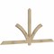 Ekena Millwork Redmond Rough Sawn Timber Gable Bracket, Douglas Fir, 96"W x 44"H x 2"D x 4"F, 11/12 Pitch GBW096X44X0204RED00RDF - alternate 4